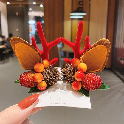 Barrette à cheveux│Christmas Barrettes ™